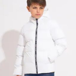 Boy Puffer Jacket with Zip Closure-image-4