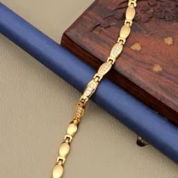 Stone-Studded Link Bracelet-17