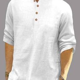 Men Slim Fit Short Kurta with Full Sleeves-image-105