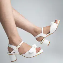 Open-Toe Heeled Sandals with Ankle-Strap-image-97