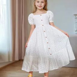 Girls Embellished Fit & Flare Dress-25