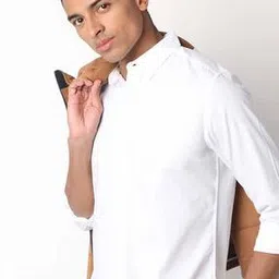 united colors of benetton Slim Fit Shirt with Button-Down Collar-picture-15
