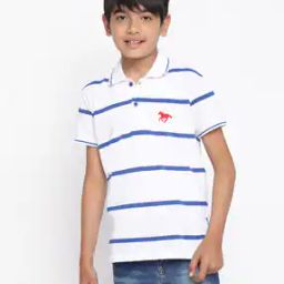 Striped Polo T-Shirt-image-39