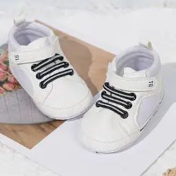 Velcro fastening Shoes with Round Shaped Toes-image-50
