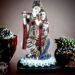 Decorative Radha Krishna Idol-30
