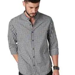 Men Checked Regular Fit Shirt -image-11