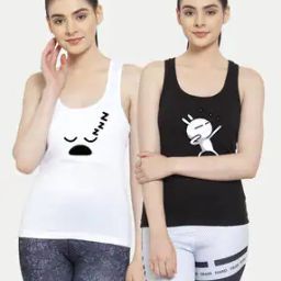 Pack of 2 Cartoon Print Tank Top-image-0