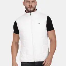 Men Quilted Regular Fit Gilet-image-67