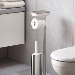 Toilet Paper Holder with Flex & Steel Toilet Brush-picture-10