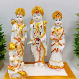 Hnadmade Resin Ramdarbar Religious Showpiece-image-97