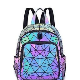 Men Holographic Print Back Pack-image-44