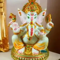 gg god gift enterprises Marbel Ganesha Showpiece-picture-44