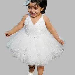 titrit Embellished V-Neck Tutu Frock-picture-26