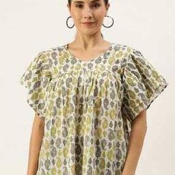 Women Paisley Print Relaxed Fit Tunic-image-29