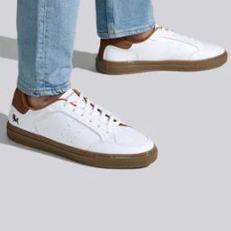 Men Lace-Up Sneakers with PU Upper-image-3