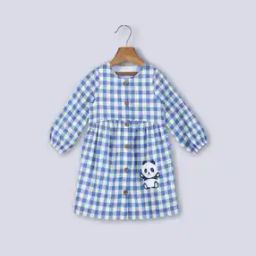 Checked Fit & Flare Dress-image-15