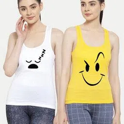 friskers Pack of 2 Graphic Print Tank Top-picture-13