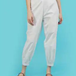 Women Relaxed Fit Pleat-Front Pants-picture-24