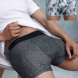 Men Pack of 2 Printed Trunks with Elasticated Waist-image-1