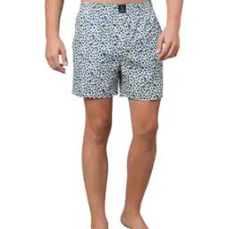 Abstract-Print Boxers with Elasticated Waistband-image-17