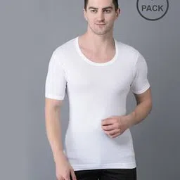 dollar Pack of 7 Men Solid Egyptian Cotton Vest-picture-12
