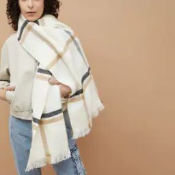 Women Striped Stole with Tassel-27