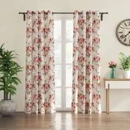 Set of 2 Printed Door Curtains-36