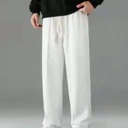Men High Rise Straight Track Pants-image-30