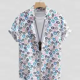 Boys Polka-Dot Relaxed Fit Shirt-picture-48
