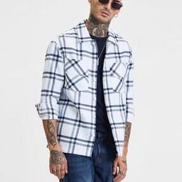 Men Checks Shacket-image-49