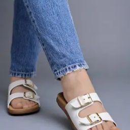 Women Double-Strap Flat Sandals-33