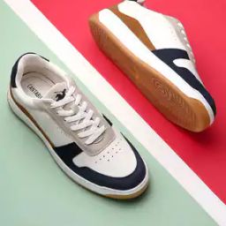 Men Mid-Top Round-Toe Sneakers with Lace Fastensing-image-55