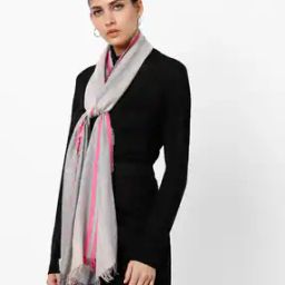 Scarf with Fringes-50