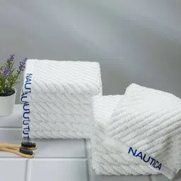 Set of 12 Striped Cotton Face Towels 12" x 12"-24