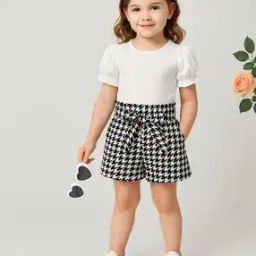 Girl Printed Shorts & Top Set-image-56