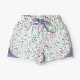 Floral All-Over Print Pique Shorts-picture-51