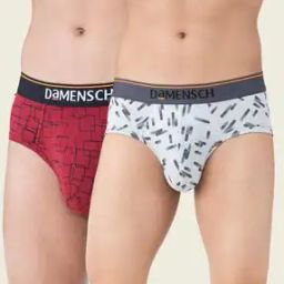 Pack of 2 Printed Briefs with Elasticated Waist-picture-27