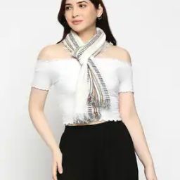Women Geometric Print Scarf-image-79