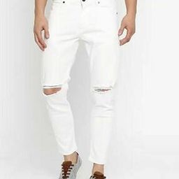 linaria Men Mid-Rise Knee-Slit Slim Fit Jeans-picture-4