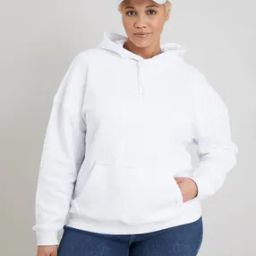 Women Oversized Hoodie with Kangaroo Pockets-image-15