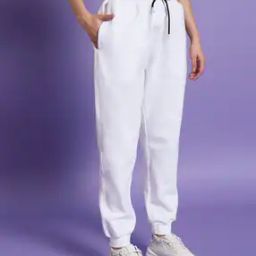 Women Straight Joggers with Drawstring-image-9