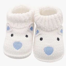 Knitted Cotton Booties-image-53