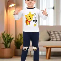 Boys Printed Pants & T-Shirt Set-picture-37