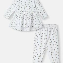 Floral Print Top & Pants Set-picture-35
