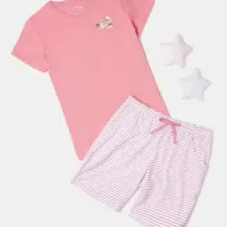 jockey Graphic Print T-Shirt & Shorts Set-picture-16
