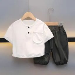 Boys Printed Shorts & T-Shirt Set-image-52