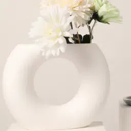 Donut Shaped Ceramic Vase-image-4