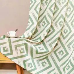 Set of 2 Abstract Door Curtains-19