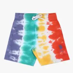 Boys Tie & Dye Regular Fit Cotton Shorts-image-49