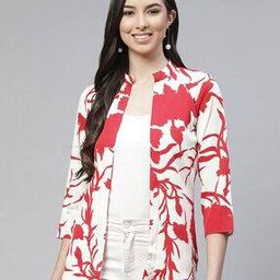 Floral Print 3/4th Shrug-26